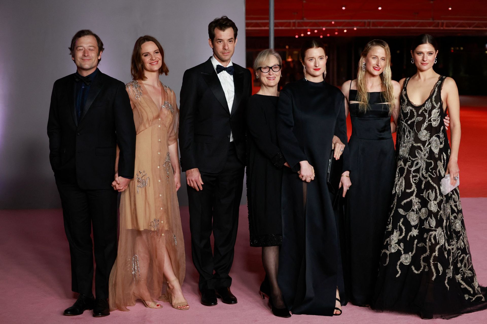 Grace Gummer, Louisa Jacobson, and Meryl streep at the Academy Museum of Motion Pictures 3rd Annual Gala