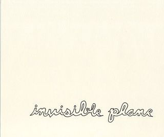 Drawing of a Invisible Plane text