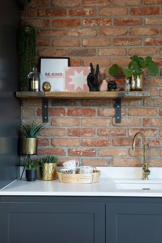 By knocking through rather than extending, Helen McLean now has the modern industrial kitchen she’d always wanted for a fraction of the cost
