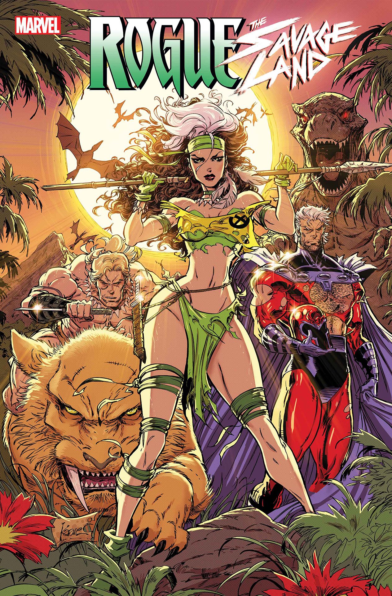 Rogue's brat girl summer in the Savage Land returns with a new solo comic flashing back to the time she hooked up with Magneto