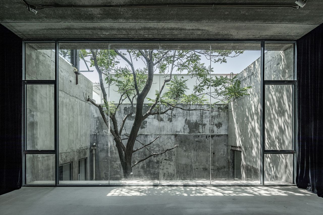 Ioma art centre beijing archistudio view out