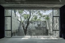 Ioma art centre beijing archistudio view out