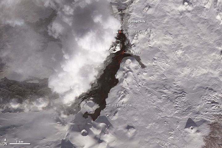 Fearsome Foursome Of Eruptions Seen From Space | Live Science