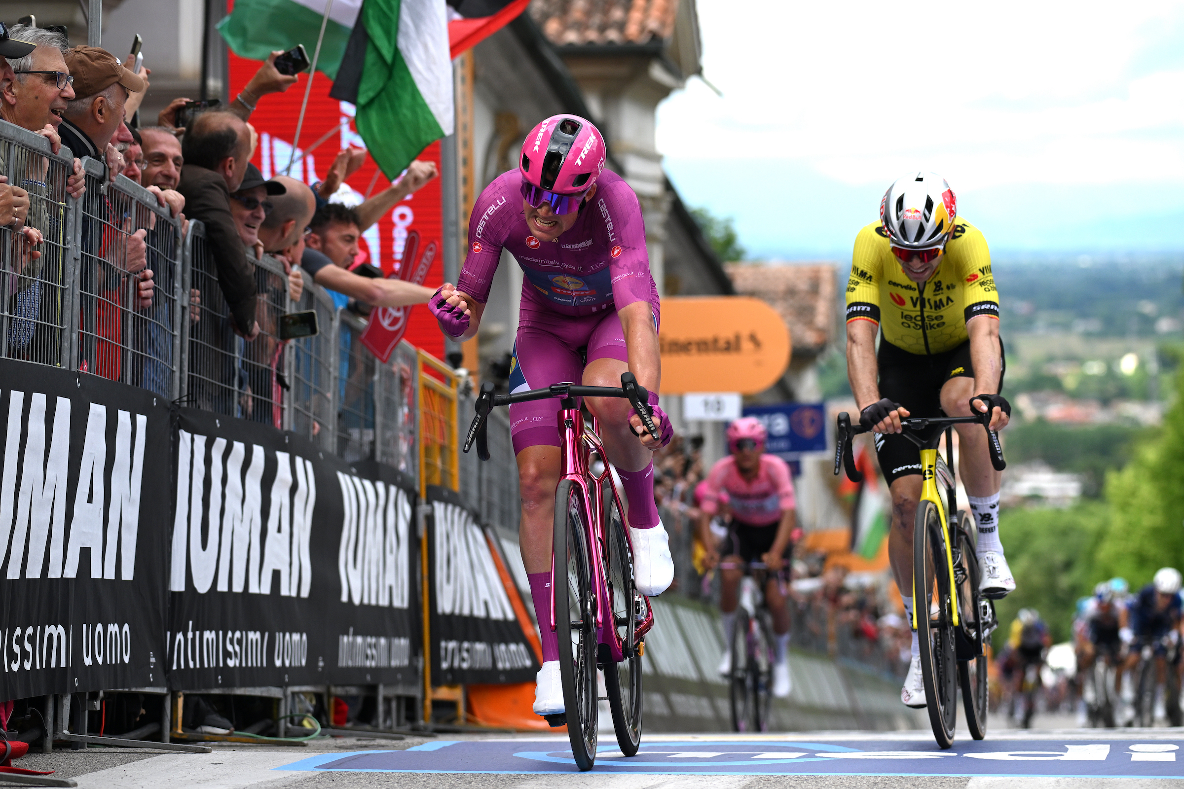 Mads Pedersen wins stage 13 Giro d&#039;Italia 2025