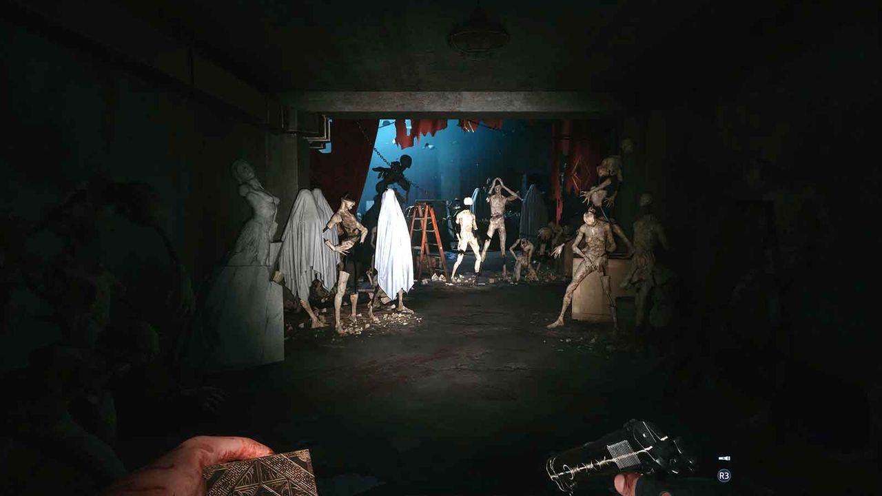 Screens from a horror game