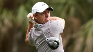 Rory McIlroy takes a shot during The Players Championship