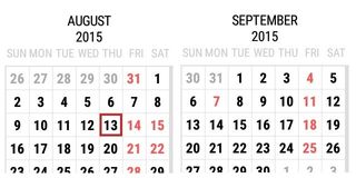 Calendar for Android Wear screenshot