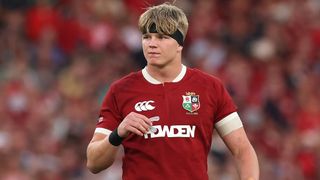 Henry Pollock making his debut for the Lions against Argentina.