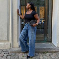 Nnenna wearing jeans