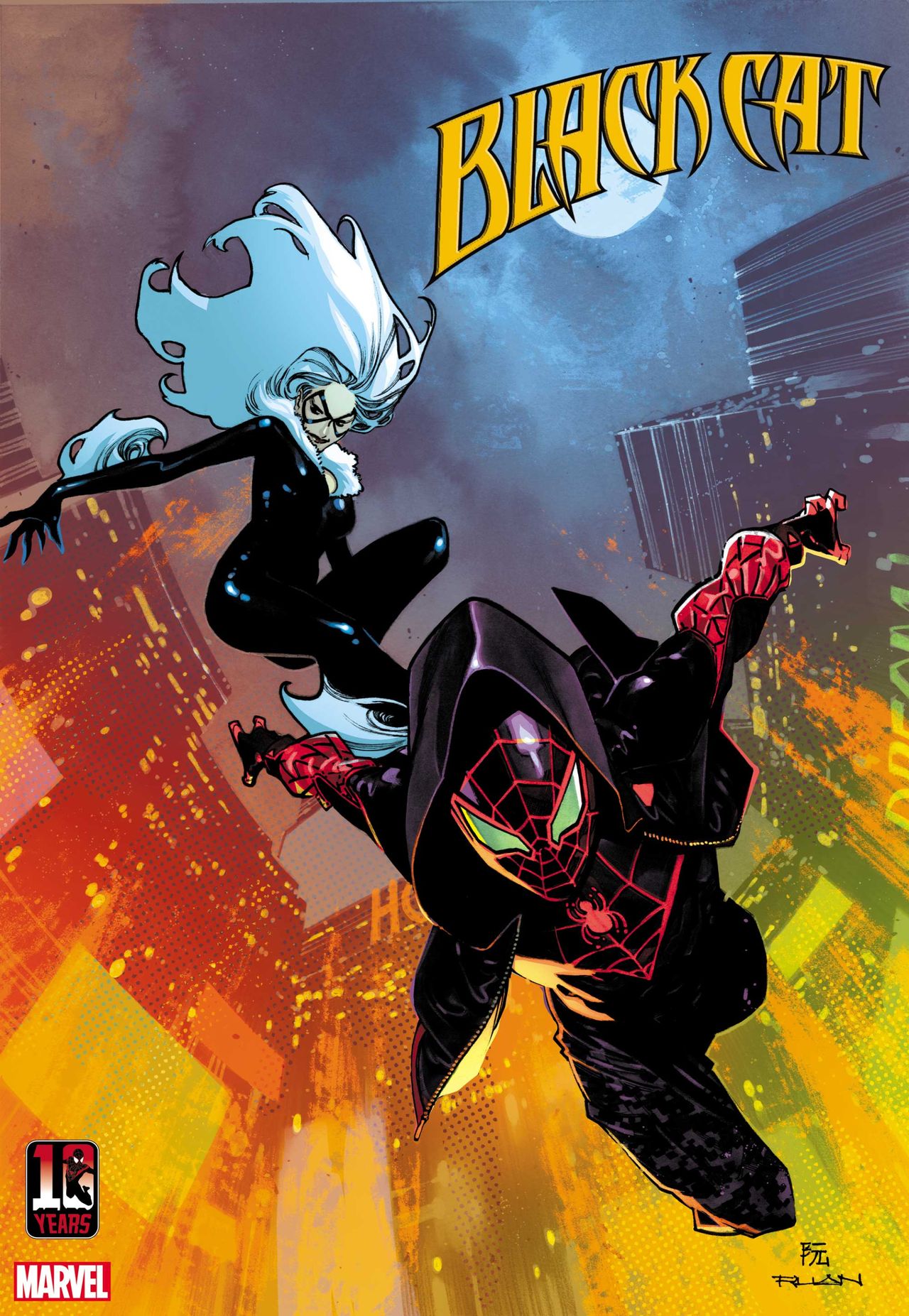 Miles Morales 10th Anniversary variant covers