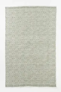 Anthropologie Flatwoven Indoor/Outdoor Geometric Rug
