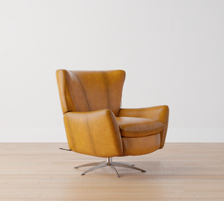 leather modern recliner chair