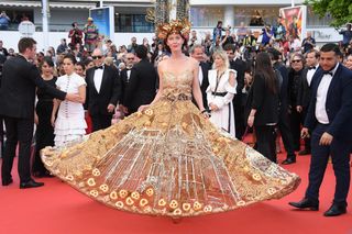 Larisa Katz attends the screening of "The Wild Pear Tree (Ahlat Agaci)" during the 71st annual Cannes Film Festival at Palais des Festivals on May 18, 2018.