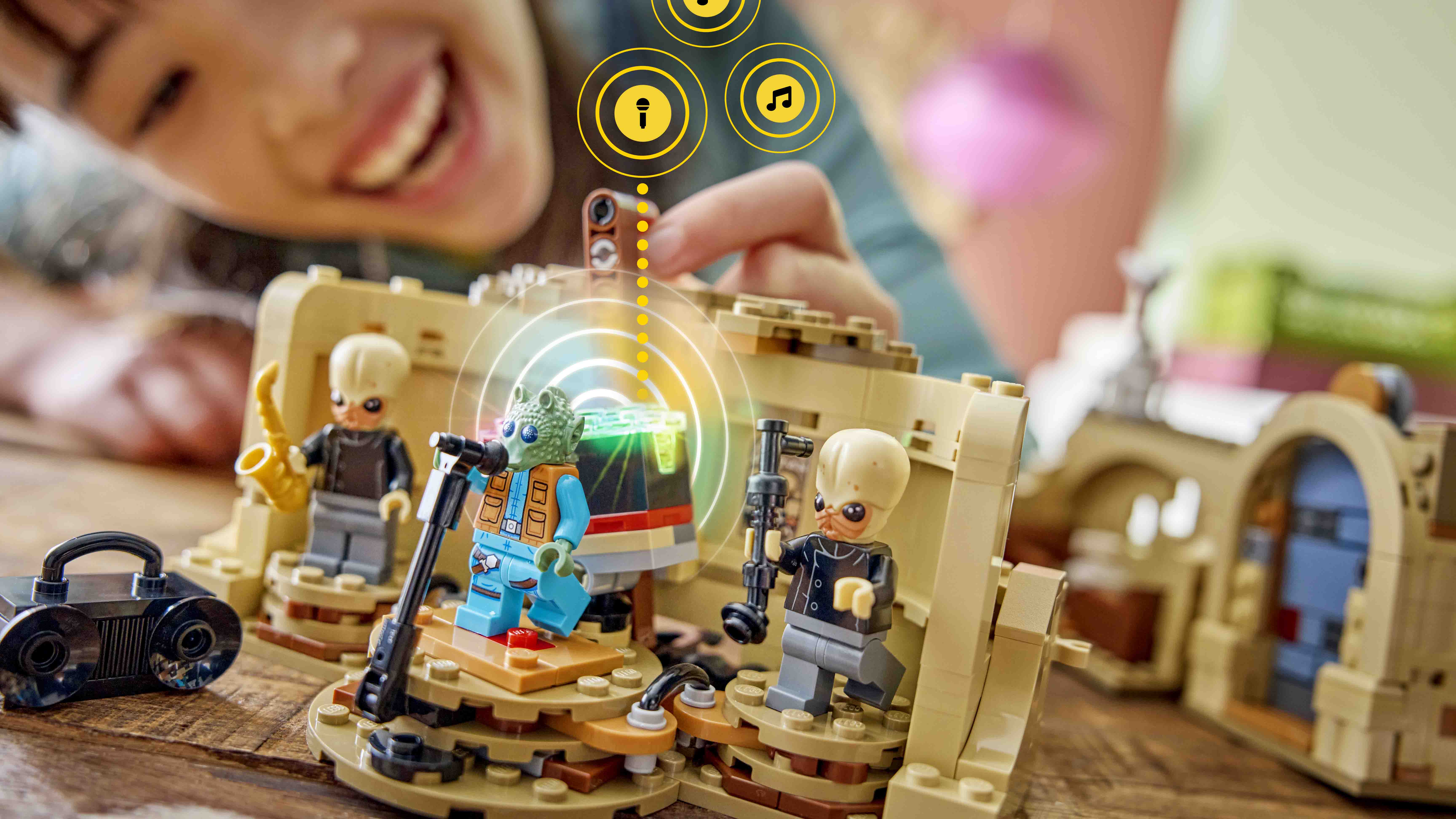 A selection of LEGO Star Wars Smart Brick sets