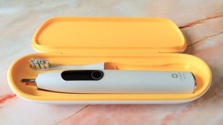 Oclean X Pro Elite electric toothbrush in travel case