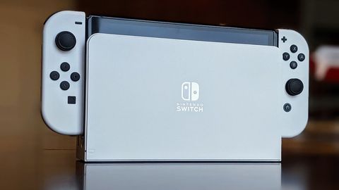 Nintendo Switch Oled Model In Dock