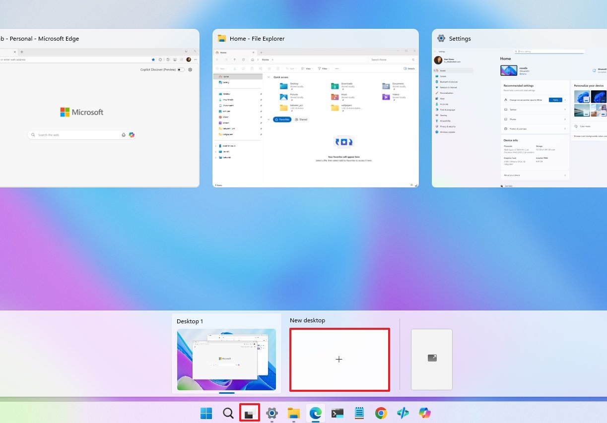 Virtual Desktops on Windows 11