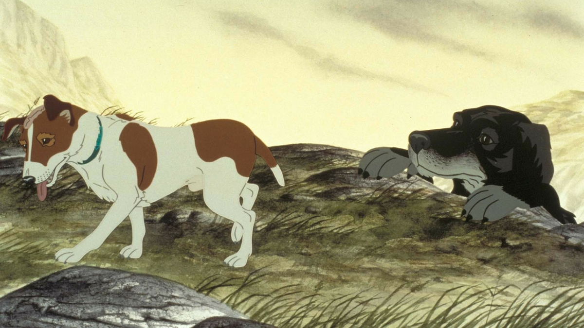 The sad animated movie The Plague Dogs