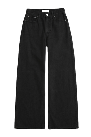 Abercrombie & Fitch High Rise Wide Leg Jeans (Were $90) 