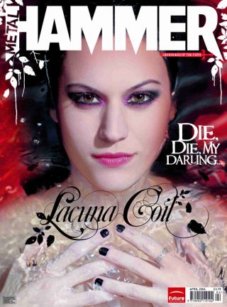 The cover of Metal Hammer issue 151 featuring Lacuna Coil’s Cristina Scabbia