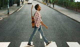 Yesterday Himesh Patel walks Abbey Road