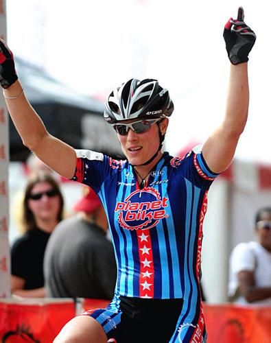 Katie Compton (Planet Bike) takes a convincing victory.
