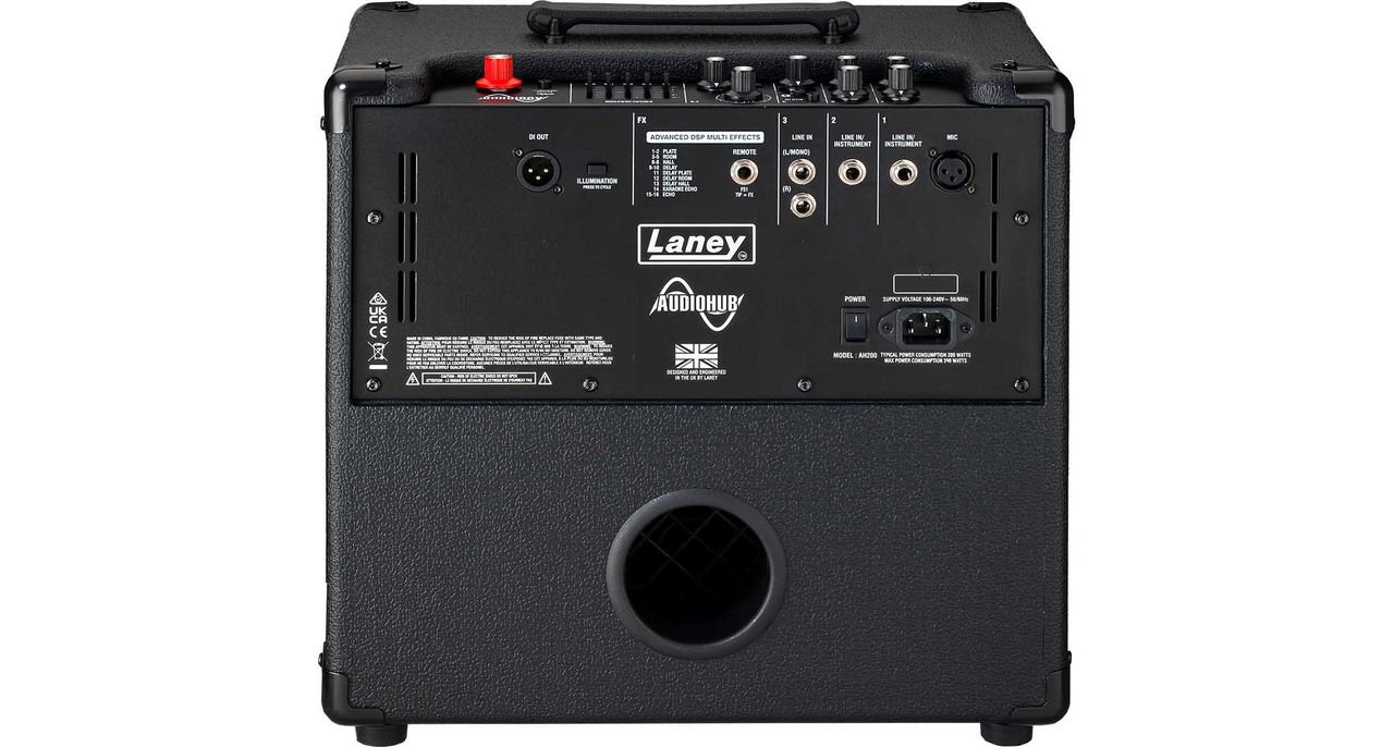 Laney Audiohub Lineup: combos for guitars, bass, keyboards, e-drums and more