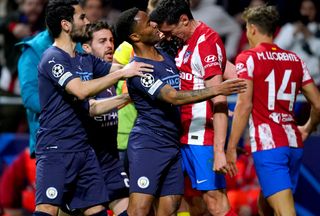 City were involved in an ill-tempered clash with Atletico Madrid last week
