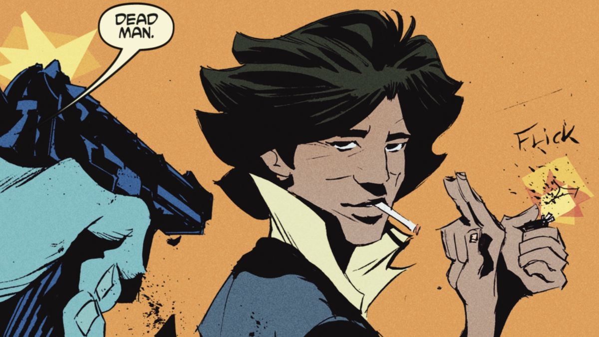 Spike Spiegel is in a tight spot in Cowboy Bebop - The Comic Series #1 prev...