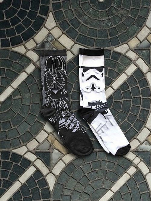 Darth Vader / Stormtrooper socks