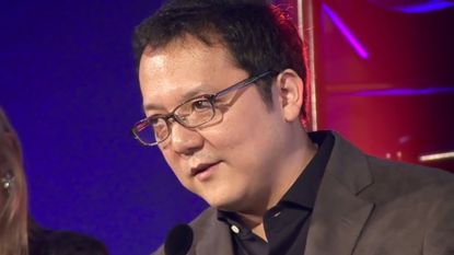 Hidetaka Miyazaki speaks at Golden Joysticks 2018