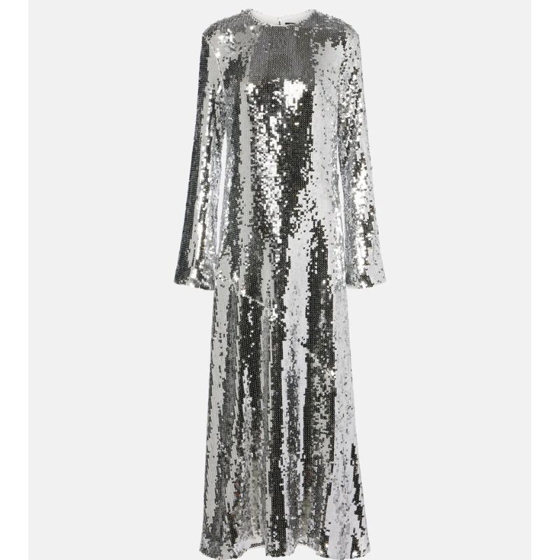 ROTATE, Sequined maxi dress