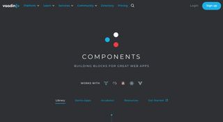 web components: Vaadin