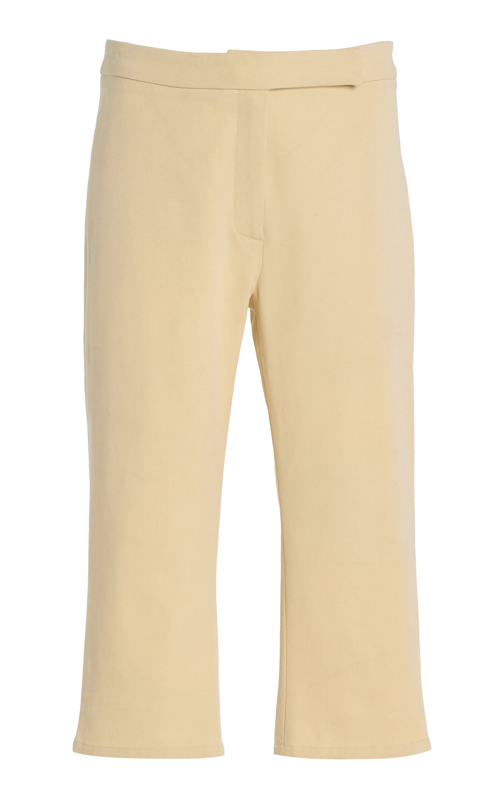 Stretch-Cotton Capri Pants