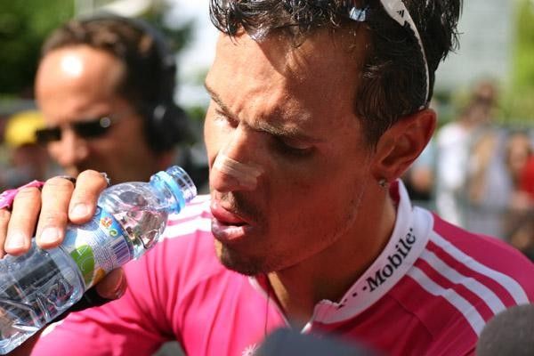 Andreas Kl&ouml;den after his time trial.