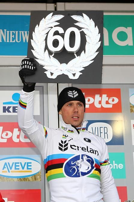 Sven Nys celebrated Superprestige win #60 in Hoogstraten 2013