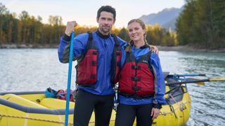 Benjamin Hollingsworth, Cindy Busby in A Whitewater Romance