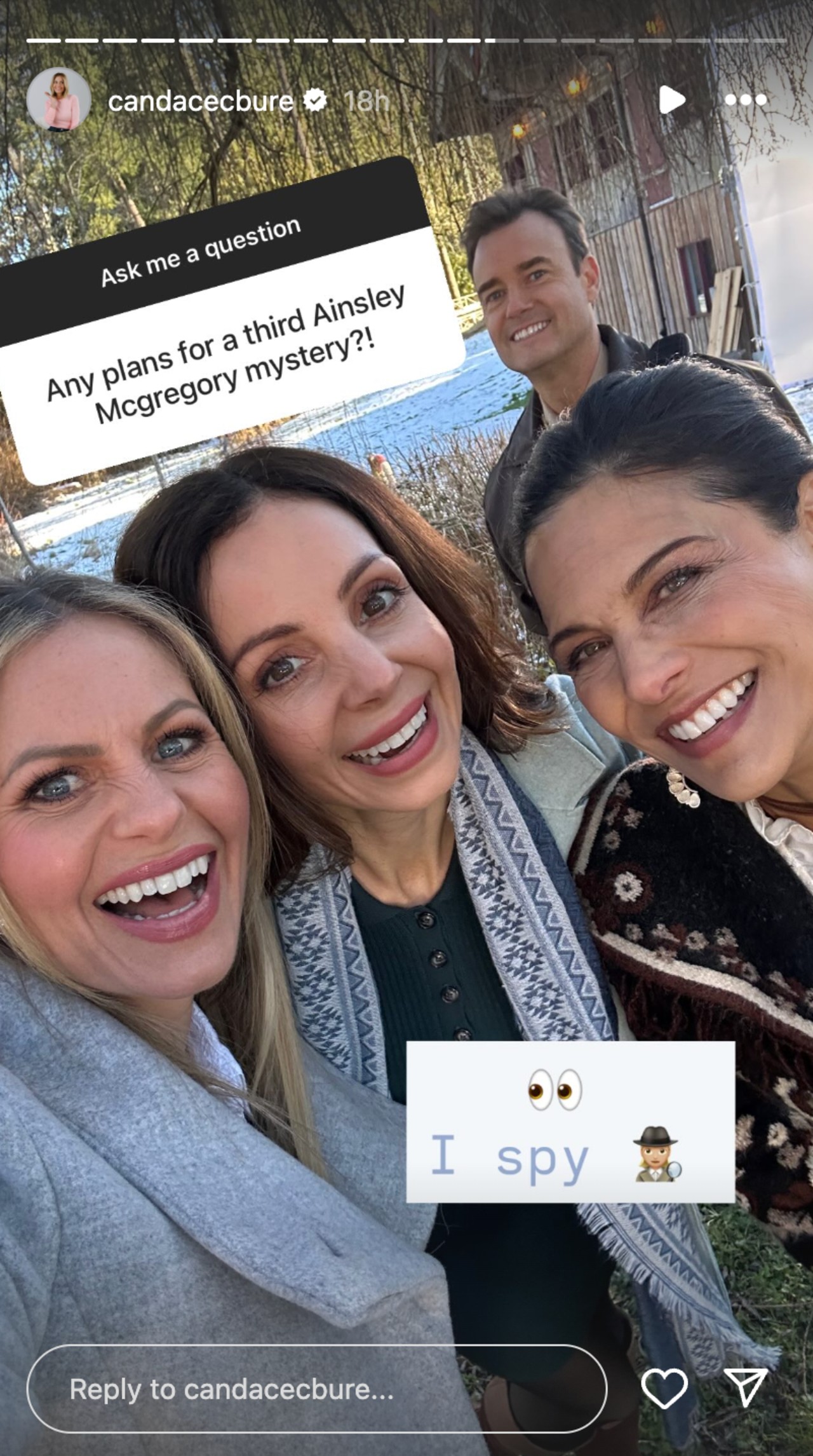 Candace Cameron Bure's Instagram story