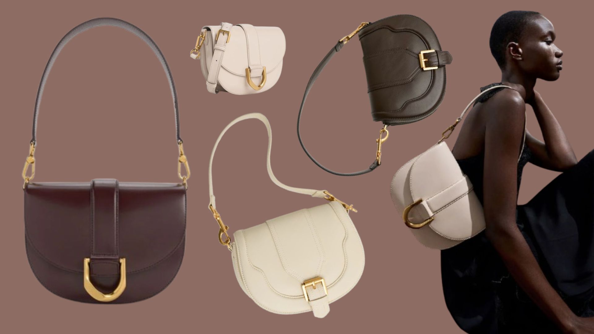 M&amp;S high street lookalike for Charles&amp;Keith Gabine saddle bag