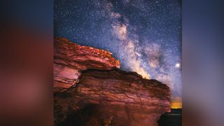 The Morrison Formation at night