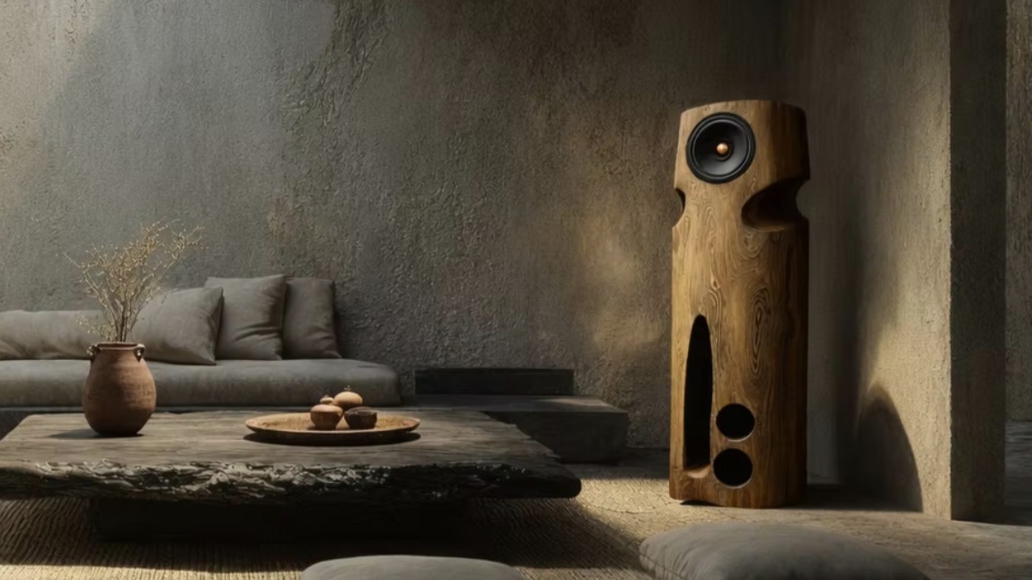 Oben Korus in the corner of a living room