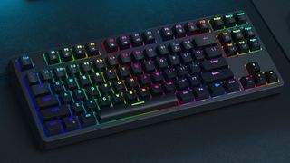 Prefer a loud keyboard? This compact mechanical model with RGB is only $25