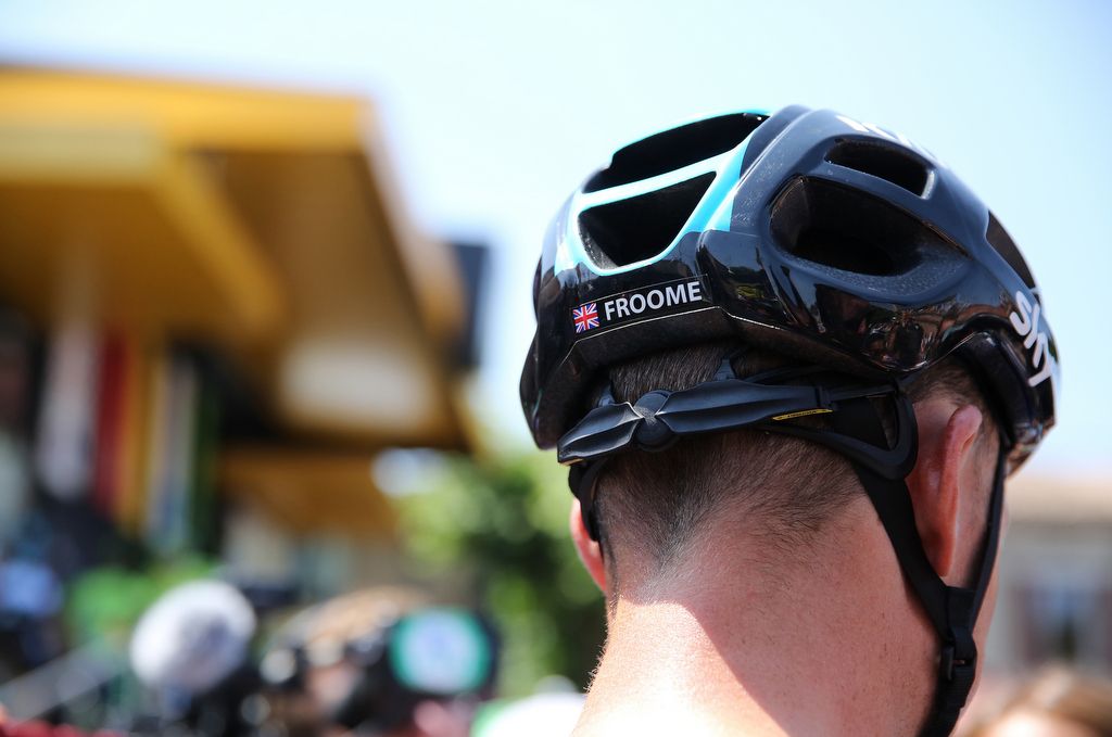 Chris Froome's helmet