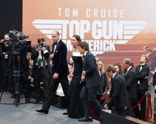 Prince William and Kate Middleton at Top Gun premiere