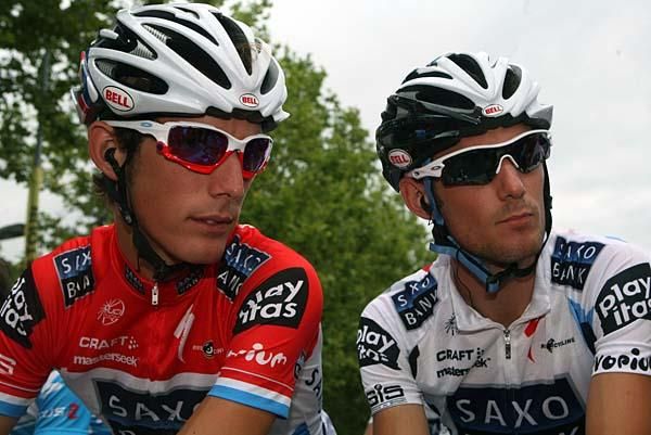 The brothers Schleck: Andy and Frank