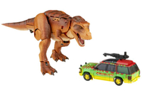 Hasbro Transformers Collaborative: Jurassic Park Mash-Up, Tyrannocon Rex &amp; Autobot JP93 Action Figure - was £119 now £29.99 (SAVE £90) | Zavvi