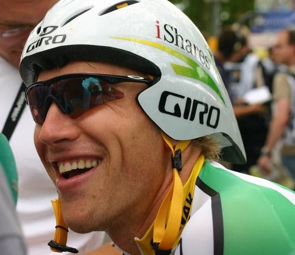 Axel Merckx enjoys a laugh.