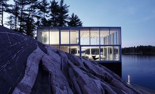 A boat house, Stoney Lake