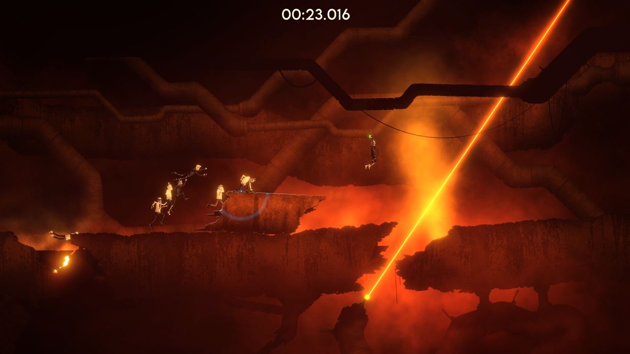 A screenshot from puzzle platformer Bionic Bay