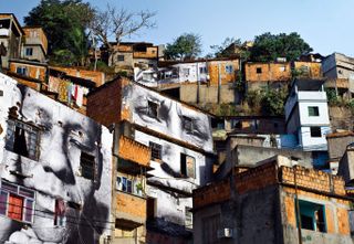 Women Are Heroes, Action in Favela Morro da Providencia, Maria de Fatima, day view, Rio de Janeiro, 2008.